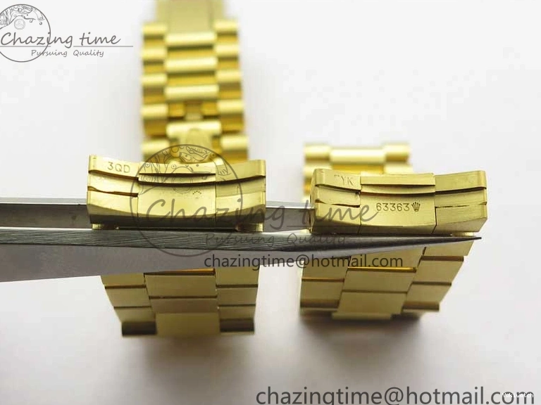 Best 31mm Malachite Bracelet EWF on Dial YG Daydate YG Edition 278288 Green ETA2688 President 0416